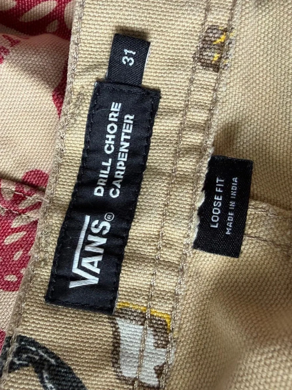 Vans cargo pants